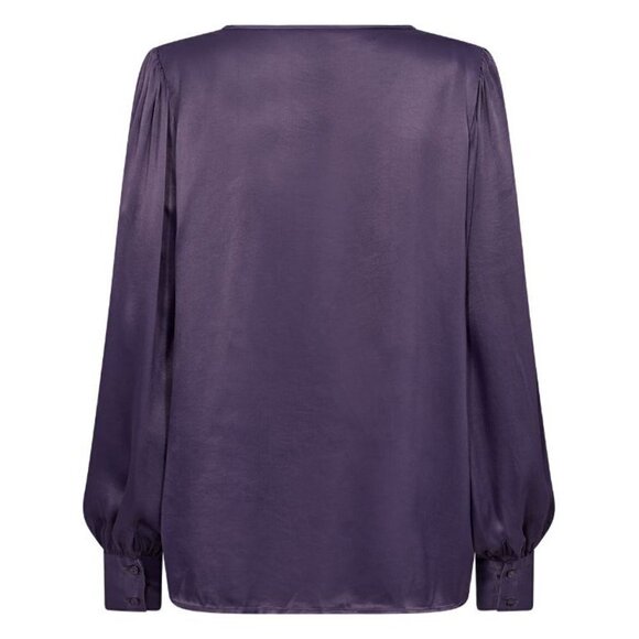 NWT SOYA CONCEPT Dark Grape HOPE Blouse - Picture 9 of 9